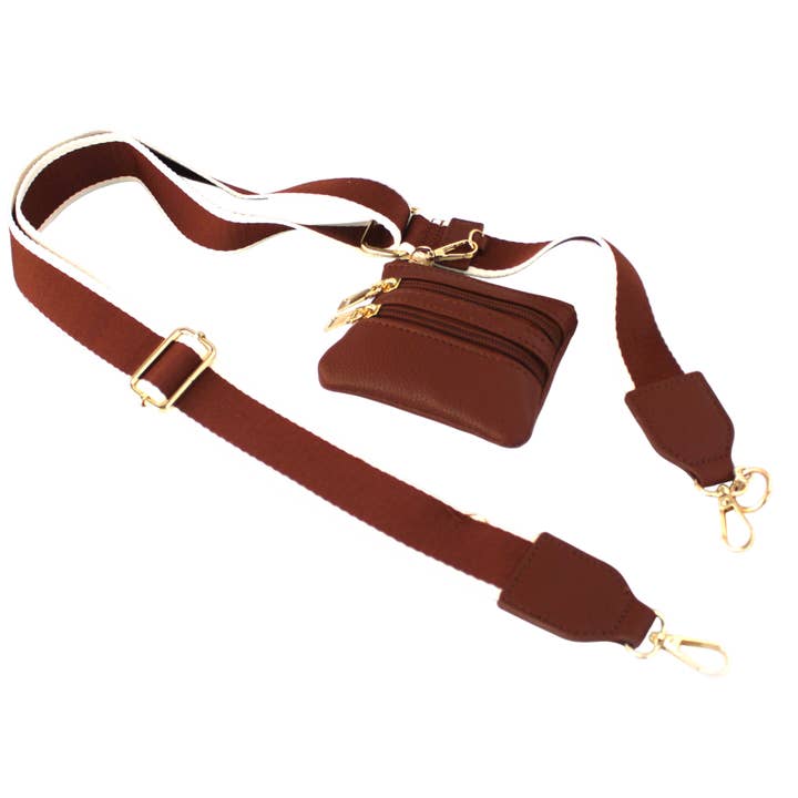 AR New York - Wholesale Crossbody Bag - Women's - C001 - Stripe Clip & Go Crossbody Strap with Pouch8