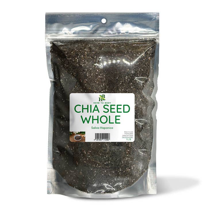 Chia Seed Whole - 1lb for wholesale by Herb To Body