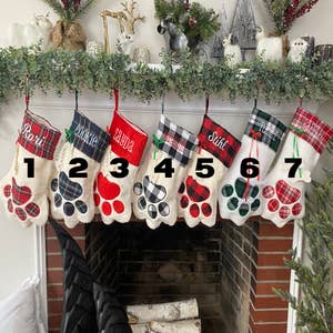 Christmas Stocking Name Tags – Cash and Boone