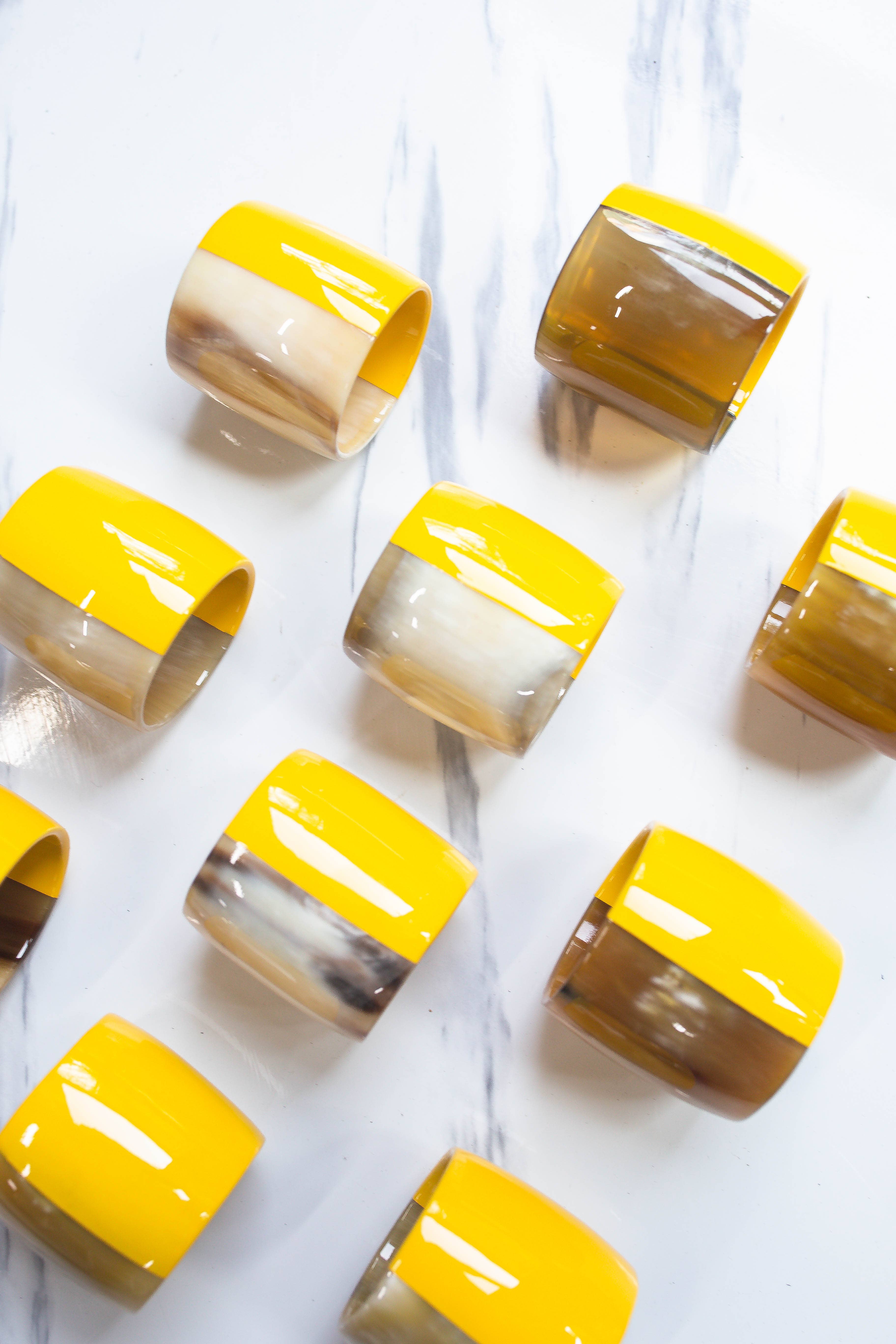 Tonkin Handicraft - Wholesale Napkin Ring - Lacquer Buffalo Horn Long Napkin Ring0