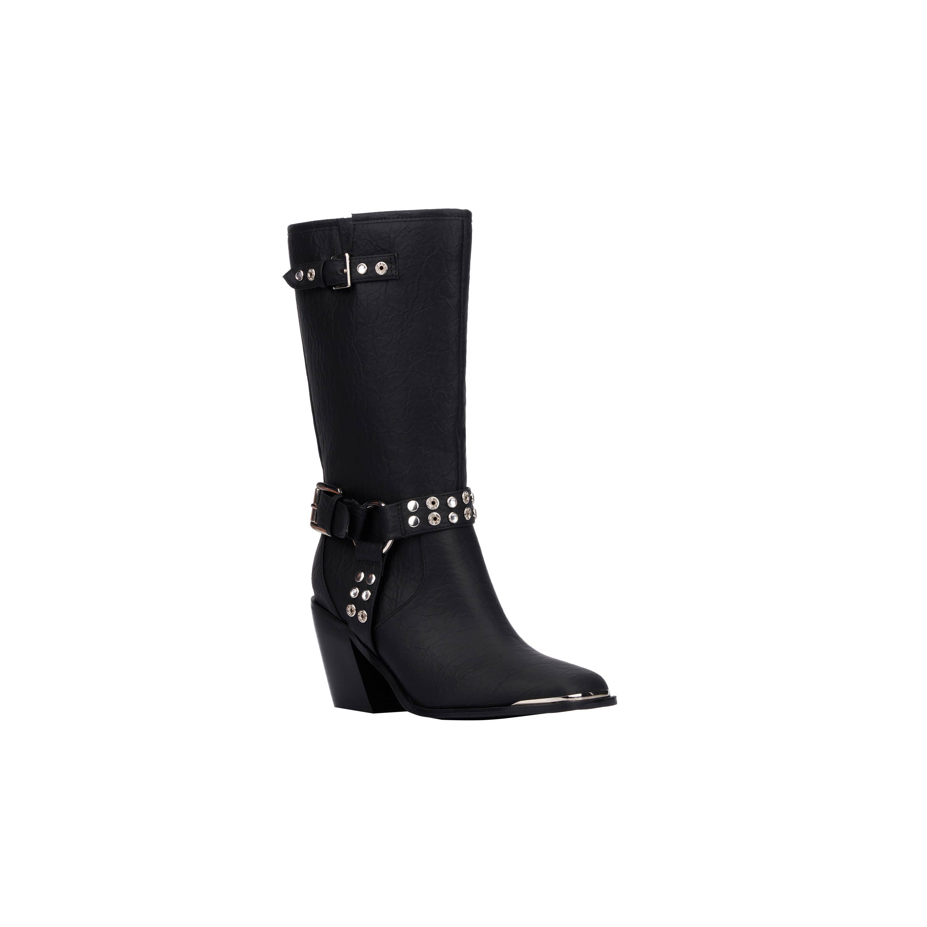BLACK Olivia Miller Women's Tarot Card Tall Boots for wholesale on Faire4