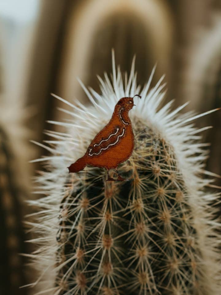 Quail Southwest Desert Magnet for wholesale by Universal Ironworks USA