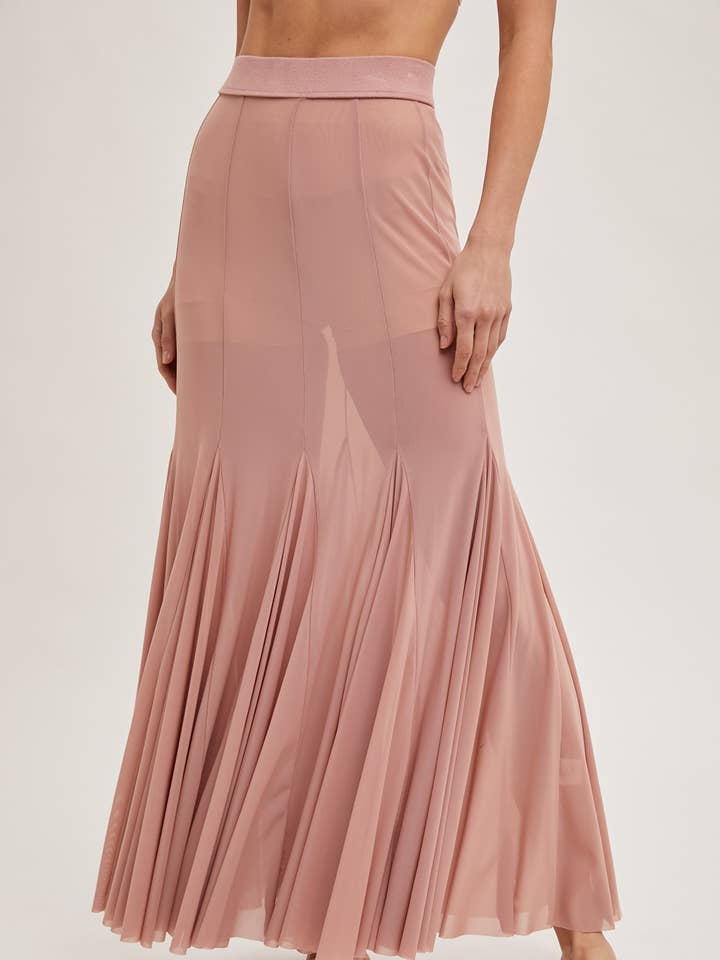 Bluivy - Wholesale Skirt – Women’s - VERSATILE MESH MAXI SKIRT26