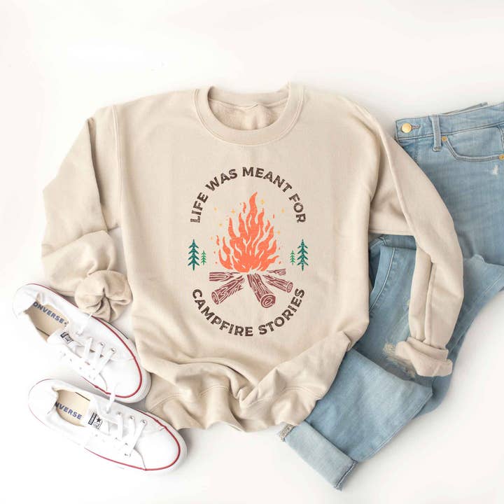 Campfire Stories | Sweatshirt for wholesale by Olive And Ivory Wholesale