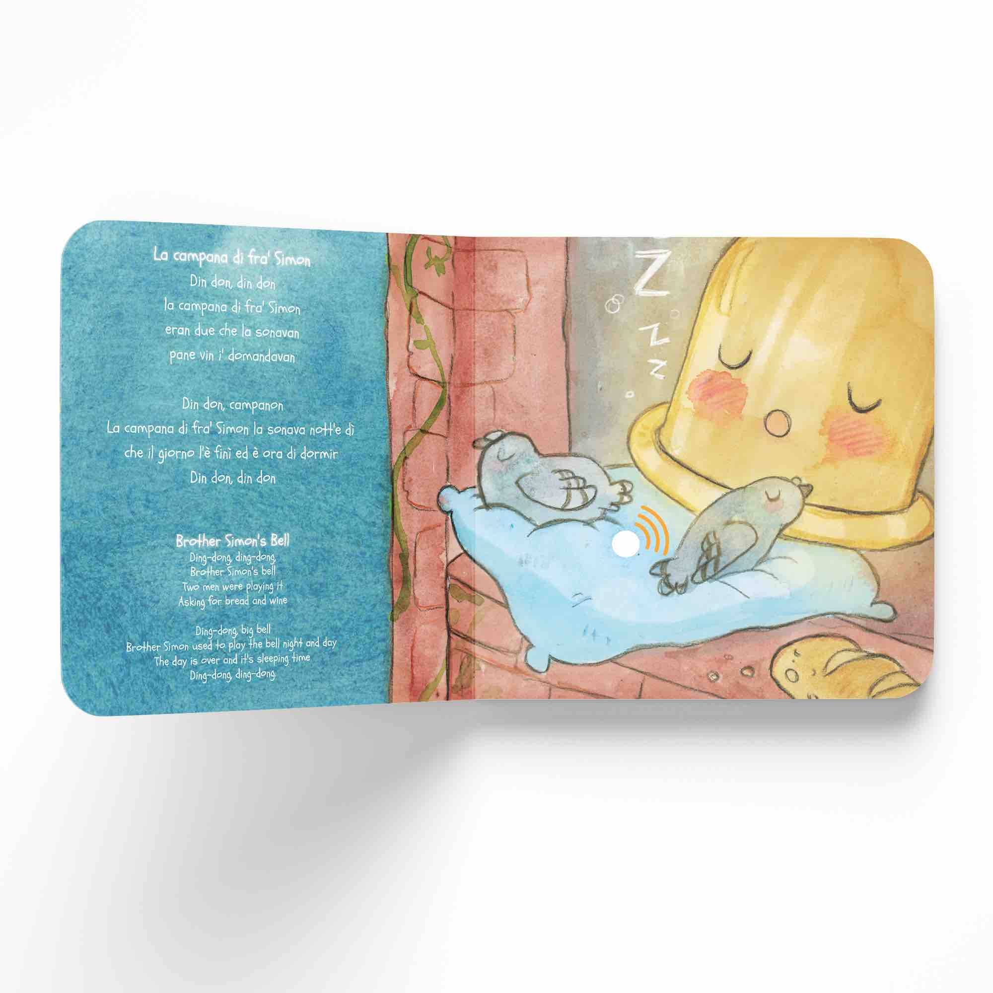 Lufi & Friends - Wholesale Baby & Toddler Book (0-2) - My first Italian book that sings lullabies2