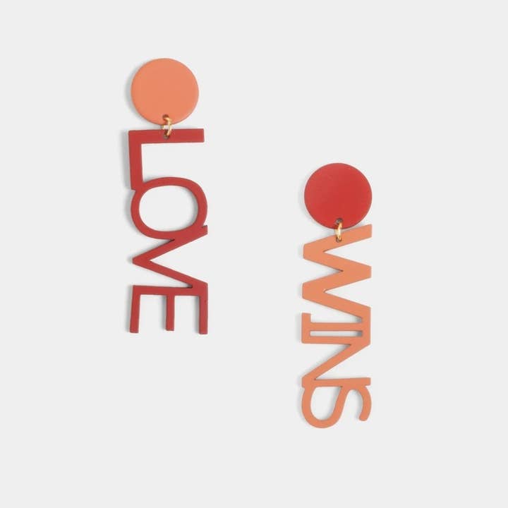 Love Wins Earrings for wholesale by Siizu