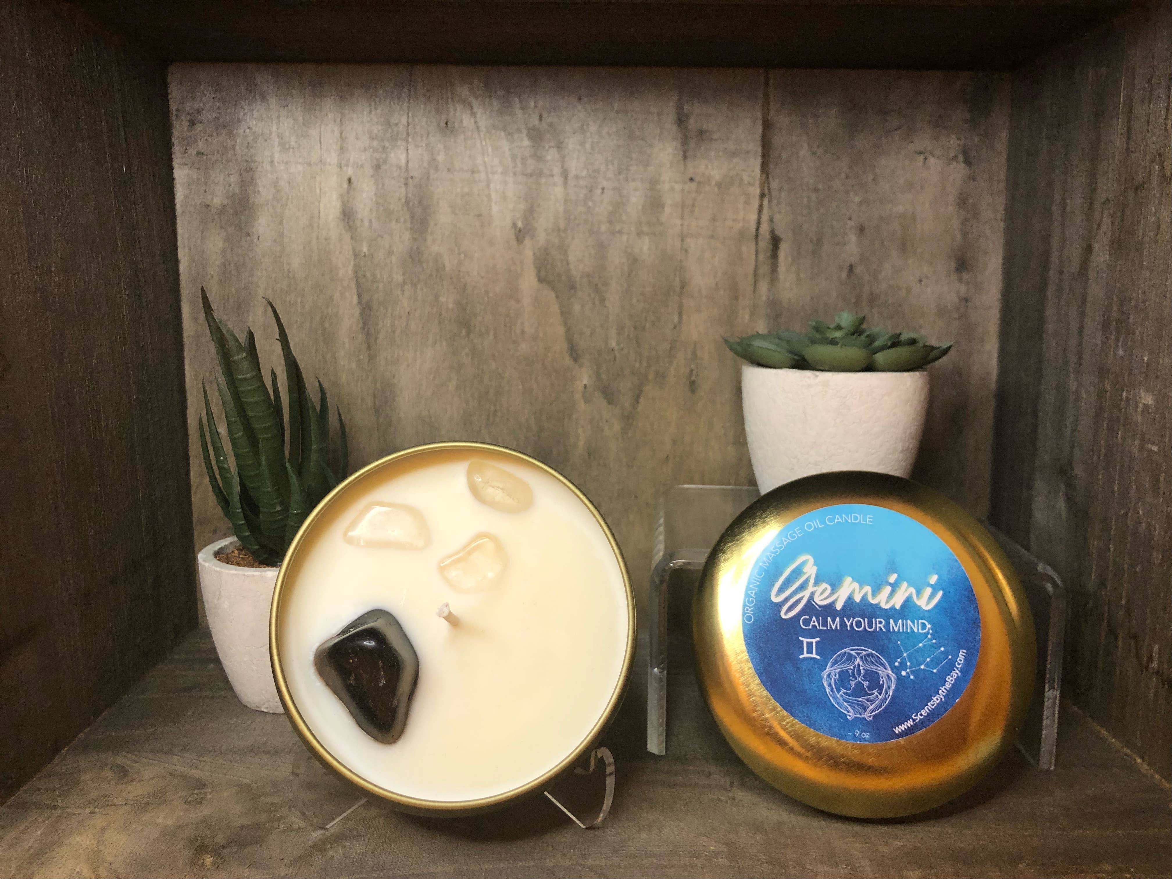 Scents by the Bay - Wholesale Travel Candles - Zodiac Hydrating Massage Oil Candles4
