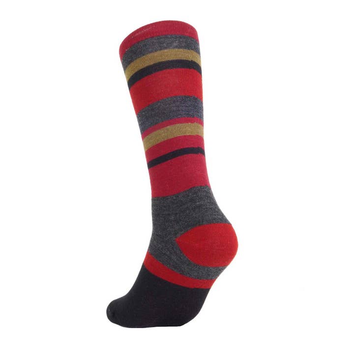 Shupaca Alpaca - Wholesale Socks - Unisex - Alpaca Socks - Linea - Crimson