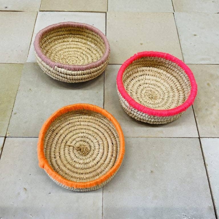 ByBazz - Wholesale Decorative Plate/Dish/Bowl - Schaaltje Raffia Mini11