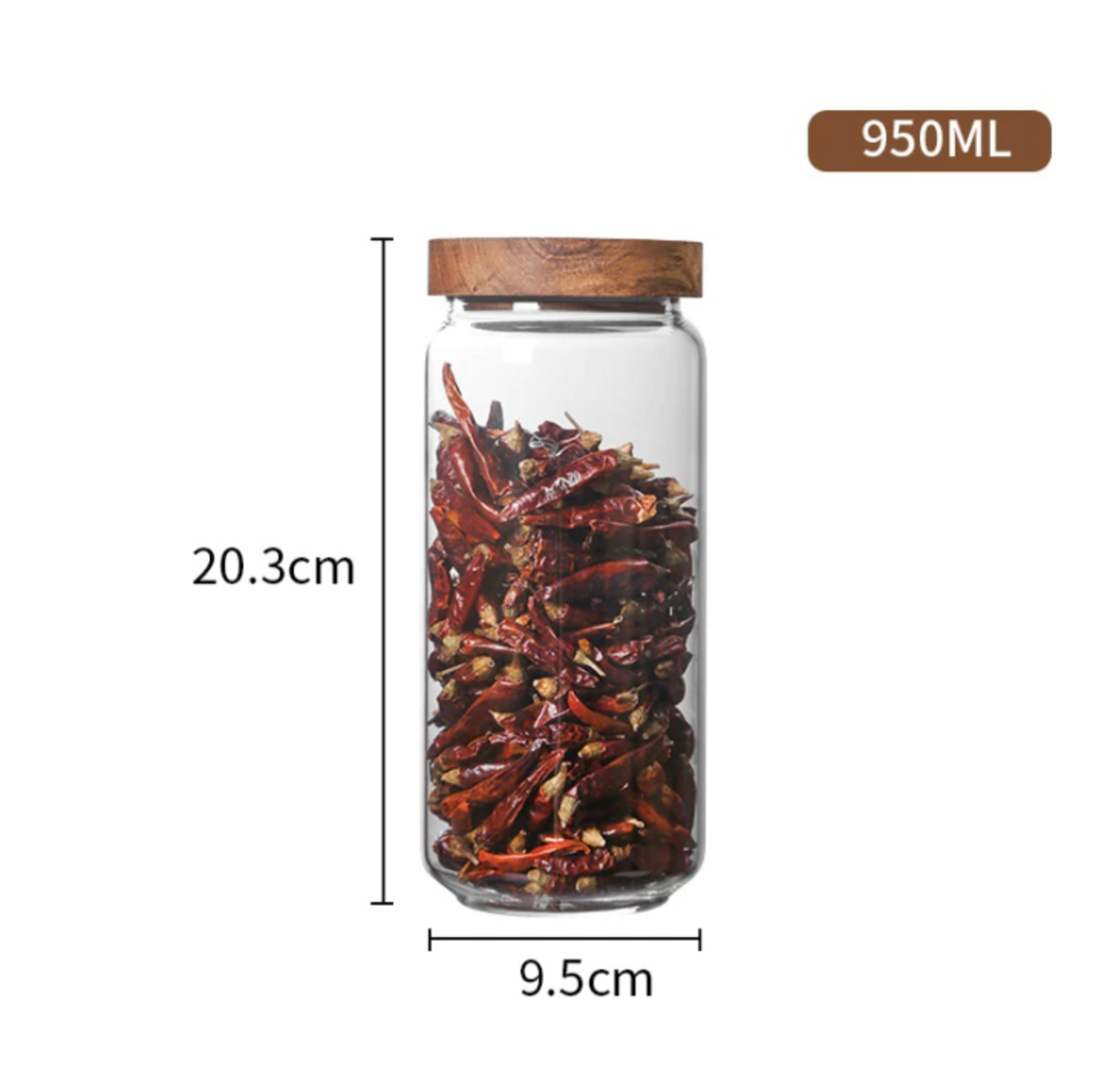 Homerely (We Cover All Import Duties) – wholesale Matlåda – Glas Kök Lagringstank2