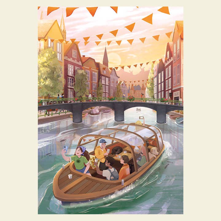 Amsterdam - 1000 Piece Puzzle - ValentArt for wholesale by Sto Puzzle