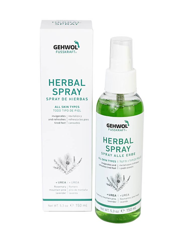 Herbal Spray, 5.3 oz/150 ml Eliminates foot odor, refresh. for wholesale by GEHWOL Foot Care
