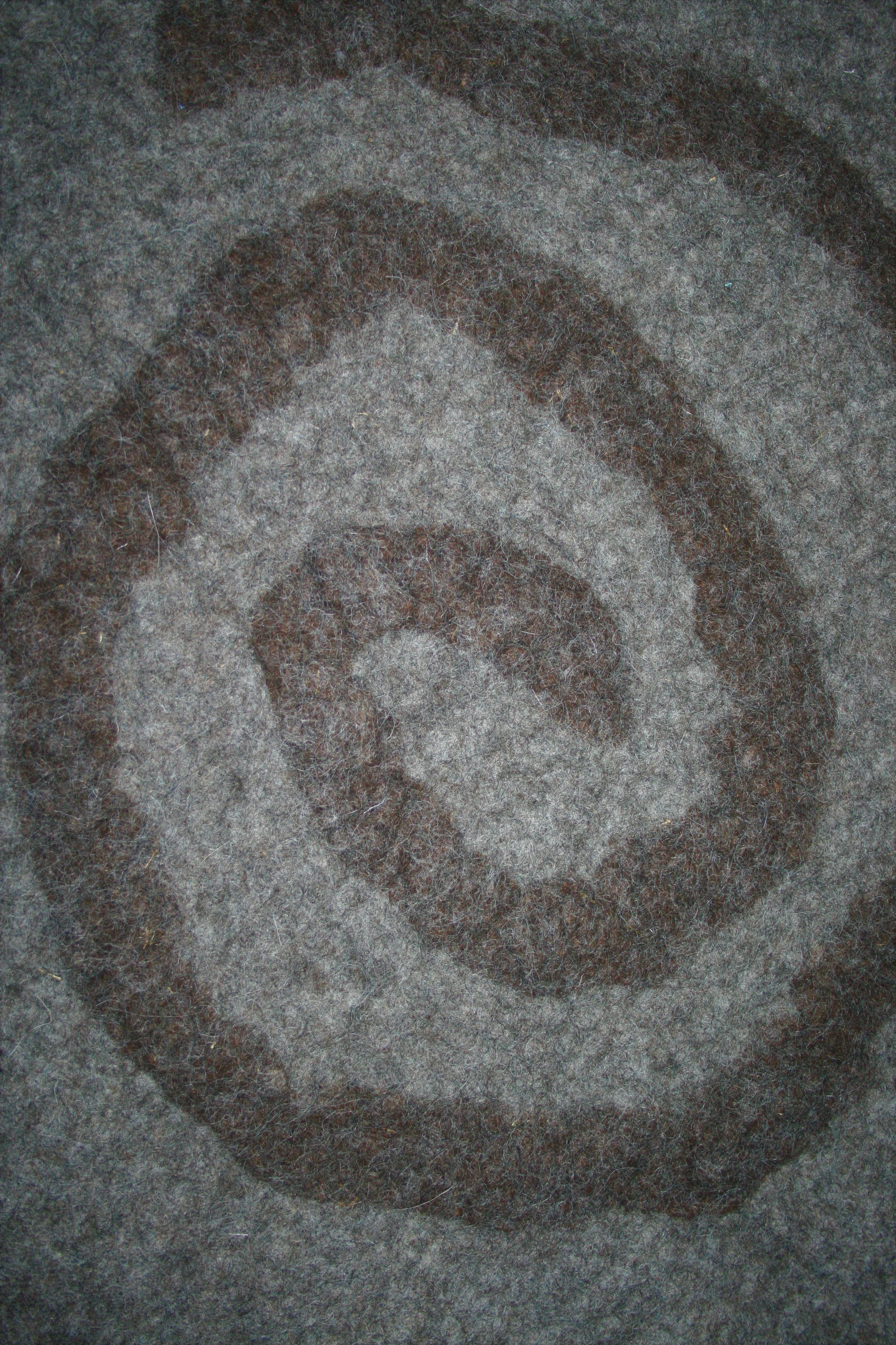 herzundhund - Wholesale Pet Duvet - Dog - Thick dog blanket made of organic wool felt gray0