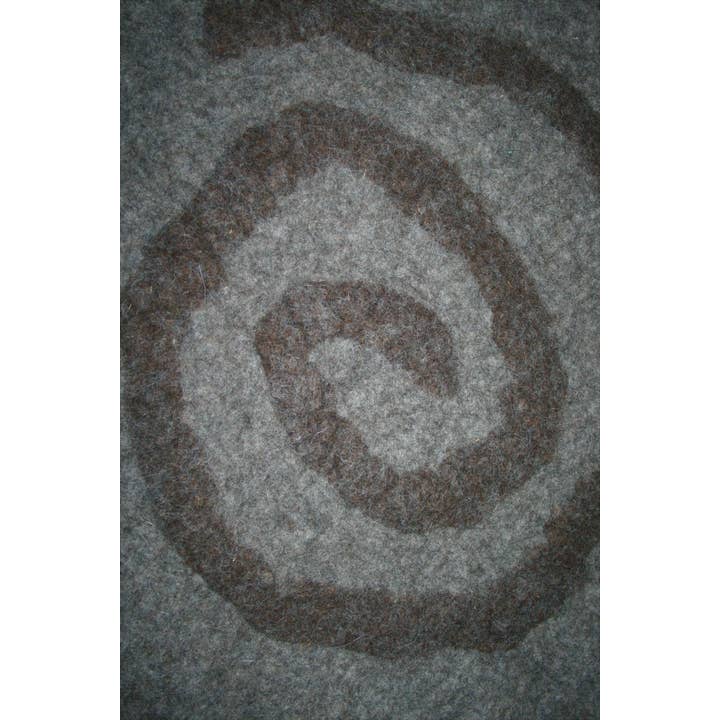 herzundhund - Wholesale Pet Duvet - Dog - Thick dog blanket made of organic wool felt gray