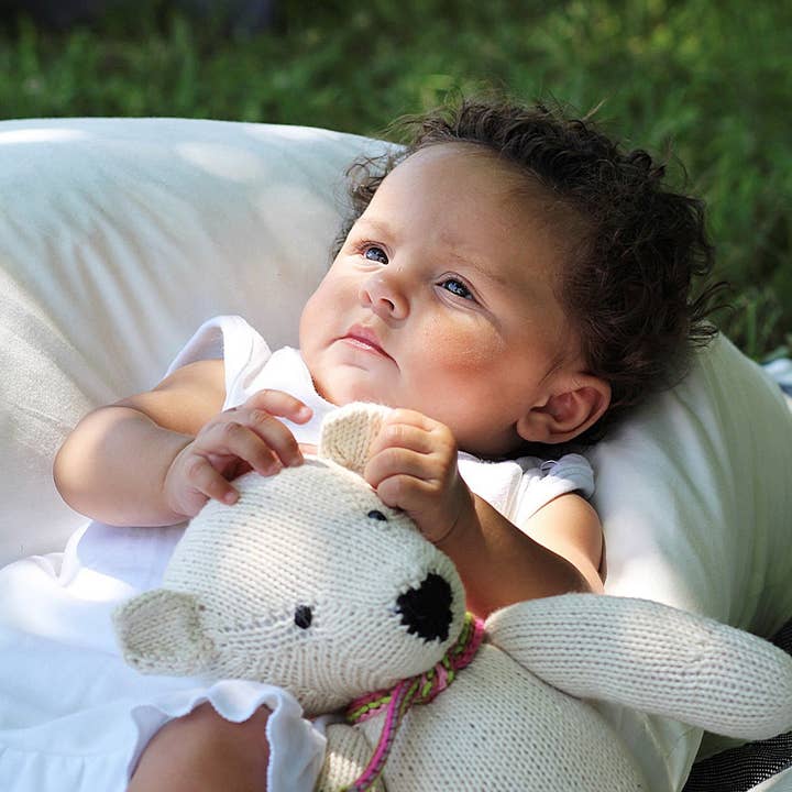 Our Green House - Wholesale Stuffed/Plush Toy - Kids & Baby - Organic Teddy Bear Stuffed Toy - Cream1