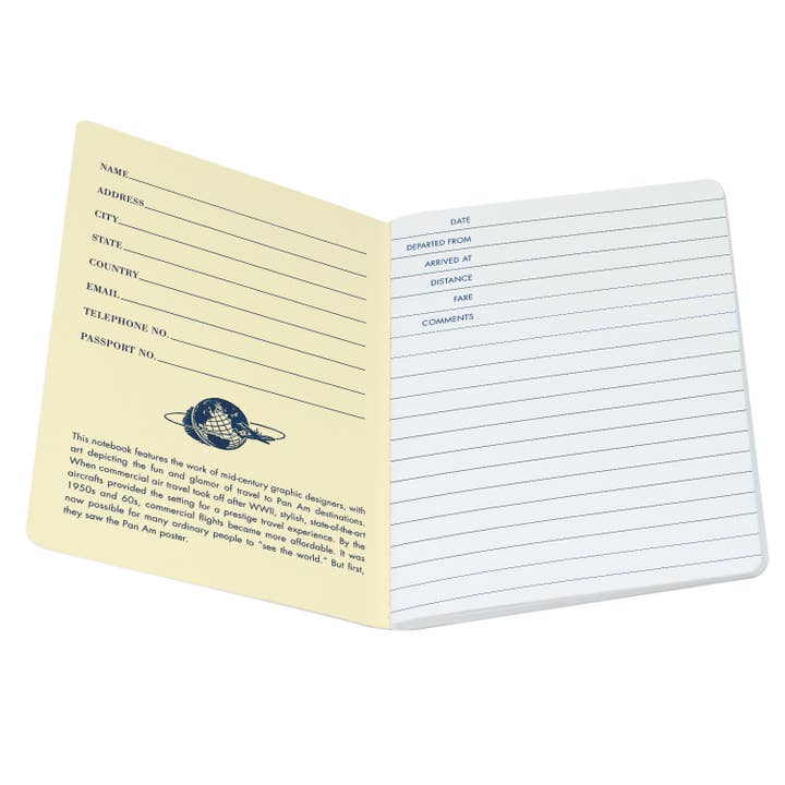 Unemployed Philosophers Guild - Wholesale Notebook - Pan Am Paris Notebook