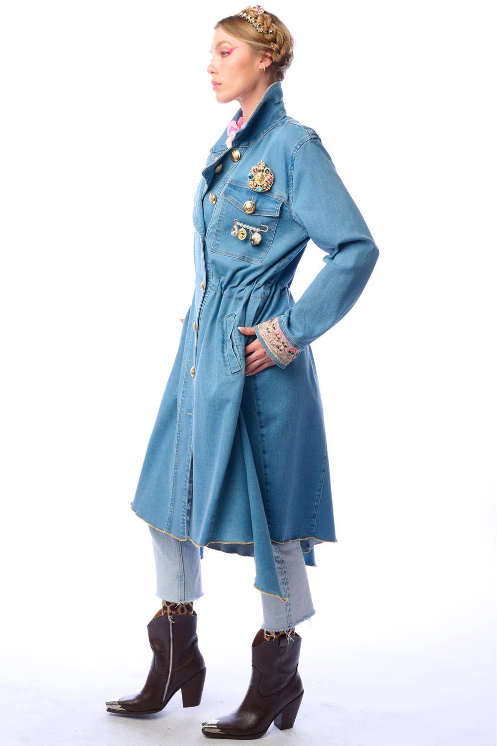 Aratta | Women's Fashion - Wholesale Coat - Women's - Monte Carlo Denim Coat17