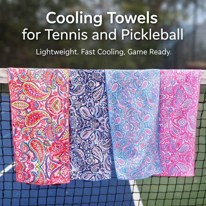 Instant Cooling Reusable Sports Towel with UPF 50 for wholesale by Born to Rally