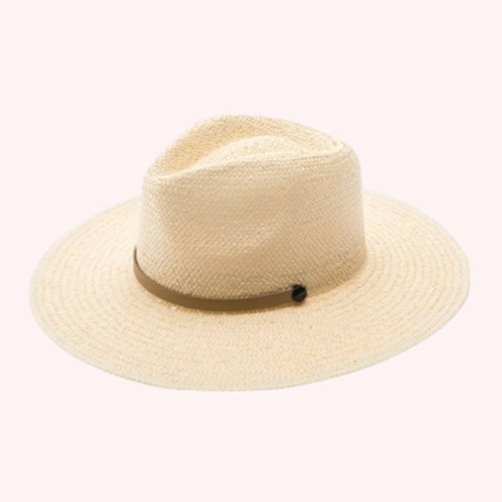 Natural Handwoven Toyo Straw Panama Hat – Timeless & Elegant for wholesale on Faire5