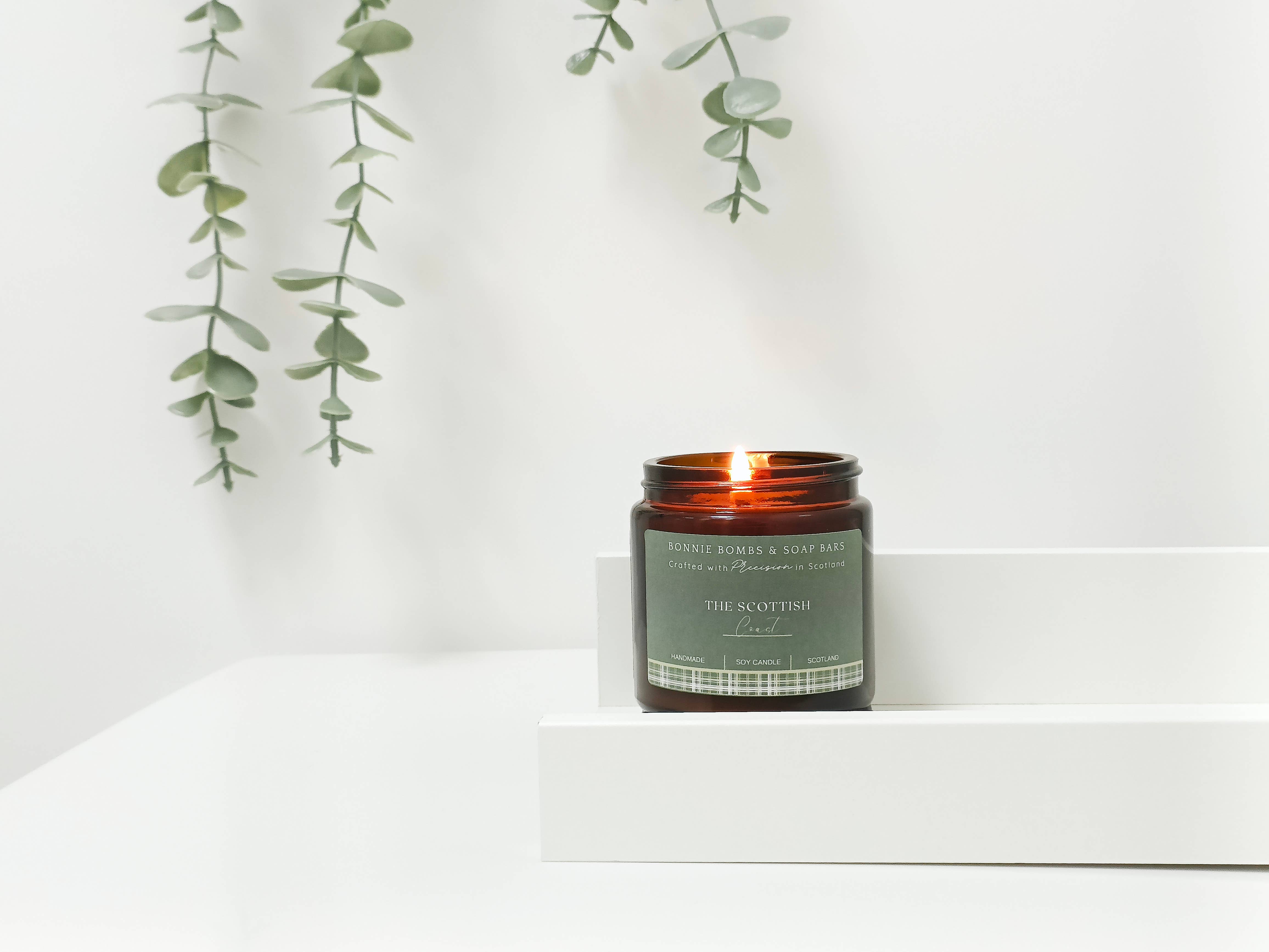 BONNIE BOMBS AND SOAP BARS - Wholesale Jar/Filled Candle - The Scottish Coast soy candle0