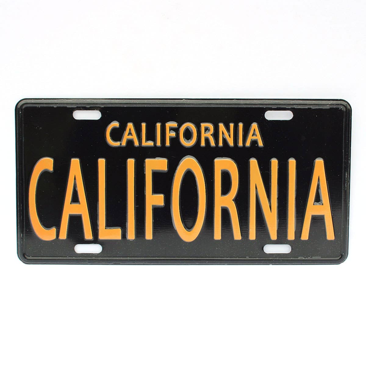 California Seashell Company - Wholesale Sign - California Black and Yellow Novelty Metal License Plate0