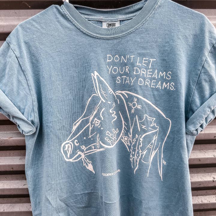 Modern Cowgirl - Wholesale Screen Printed T-Shirt - Women's - Stay Dreaming Tee