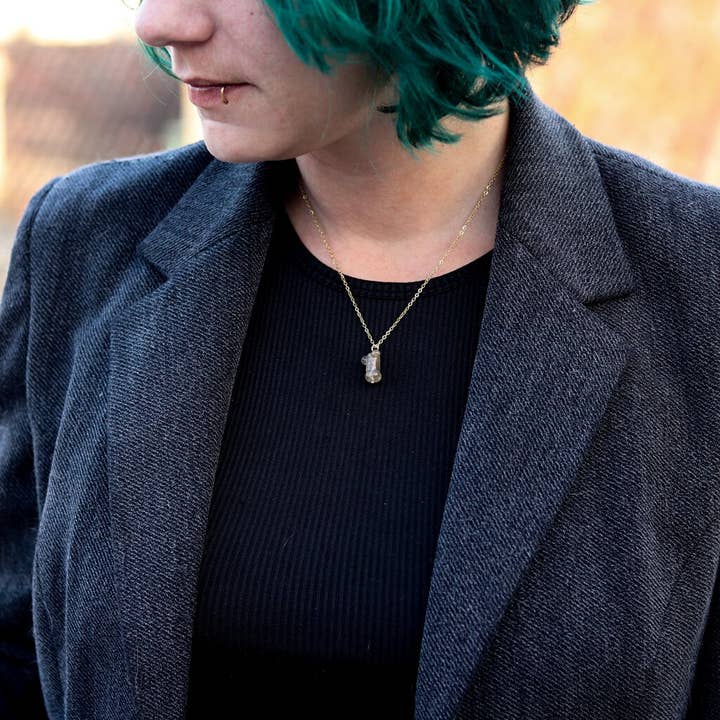 Sunset Yogurt - Wholesale Pendant/Charm Necklace - Gold Member Pendant Necklace3