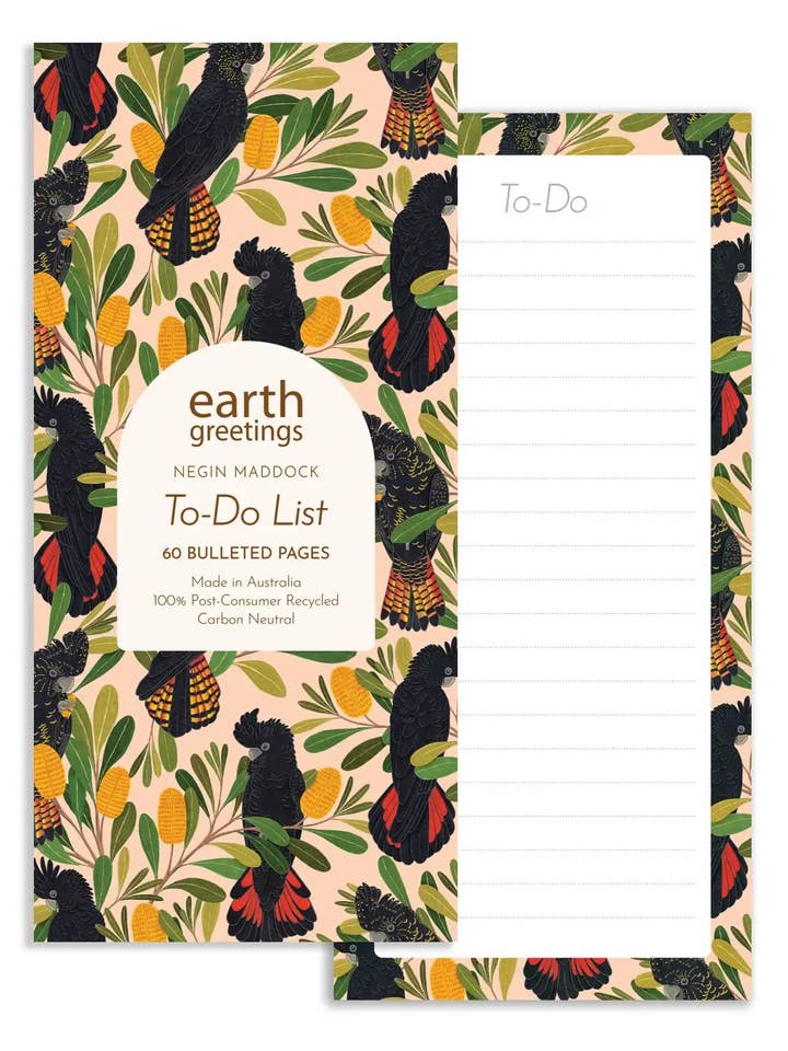 Opgaveliste - Kakaduer & Banksia for engroshandel hos Earth Greetings