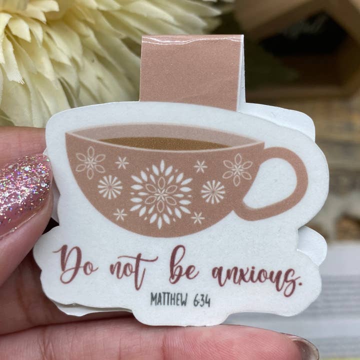 Teacup Bible Verse Magnetic Bookmark for wholesale by Dear Bold Believer