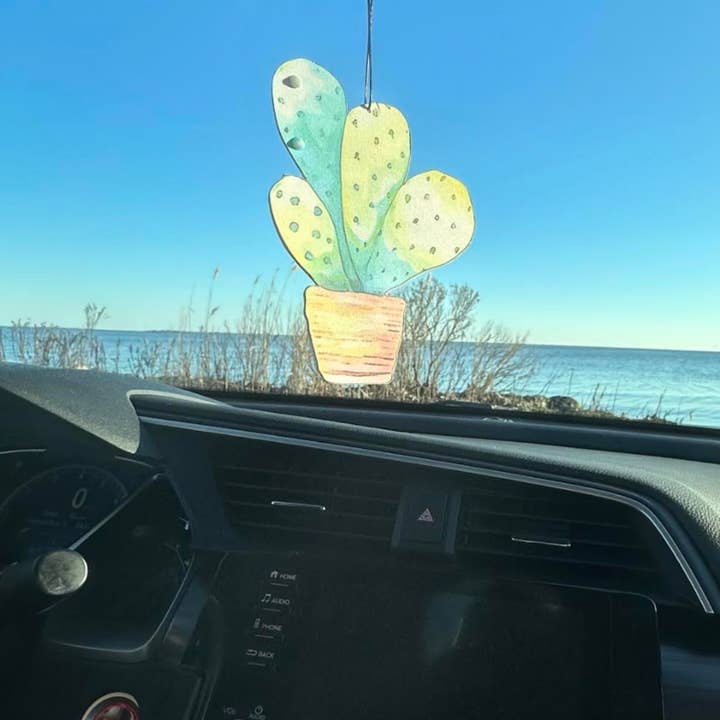 airWheres - Wholesale Car Freshener - Women’s - Cactus Bling Car Air Freshener Gift Houseplant Birthday1