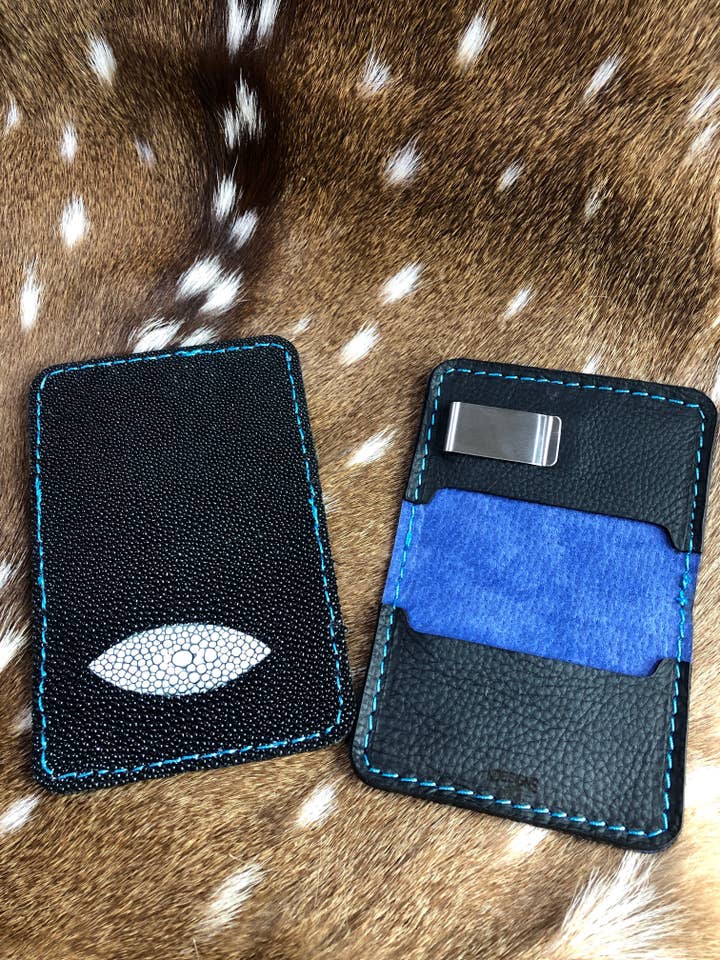 Stingray Wallet with Eye for wholesale by NDesigns Leather