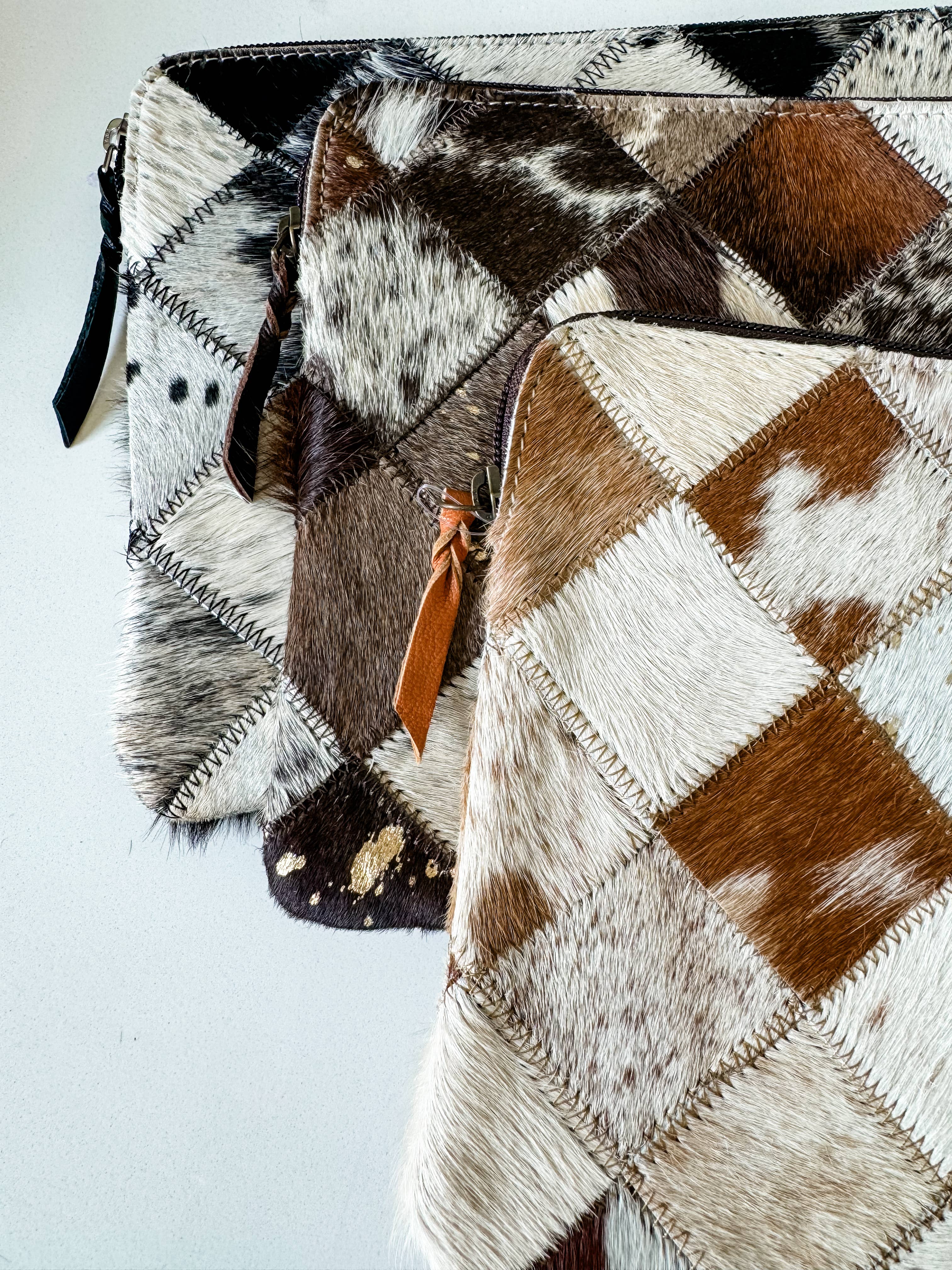 Boho Ranch Shop - Wholesale Laptop/Tablet Case - Unisex - BOHO LUXE LAPTOP tech sleeve computer bag hairon cowhide9