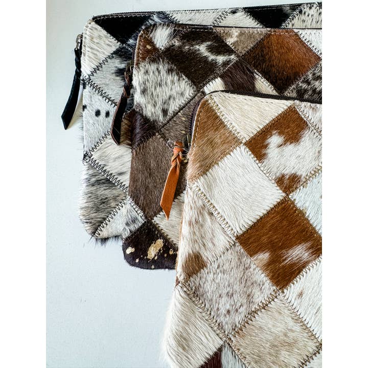 Boho Ranch Shop - Wholesale Laptop/Tablet Case - Unisex - BOHO LUXE LAPTOP tech sleeve computer bag hairon cowhide9