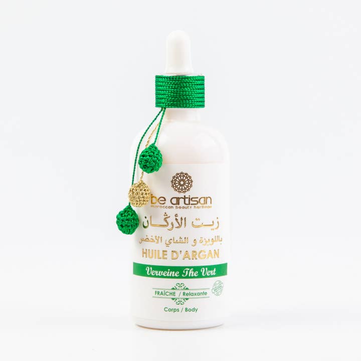 Argan oil with verbena and green tea, 100ml for wholesale by Oriental Chic