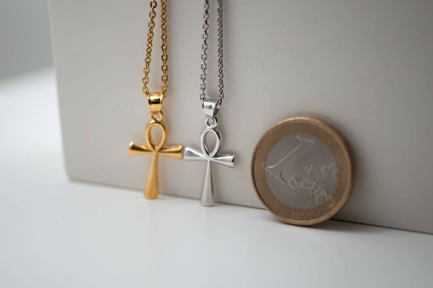 TALISMAN JEWELLERY (D&Fidanverdi, S.L.) - Venta al por mayor Collares con colgantes/abalorios - Colgante cruz Ankh de Egipto chapado en oro de 18 quilates4