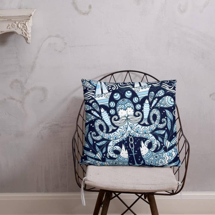 Cushion Covers Store - Wholesale Throw Pillow Cover - Funky Octopus Cushion Cover With Cushion Pad