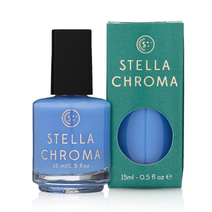 Never Mine Matte Blue Nail Polish for wholesale by STELLA CHROMA