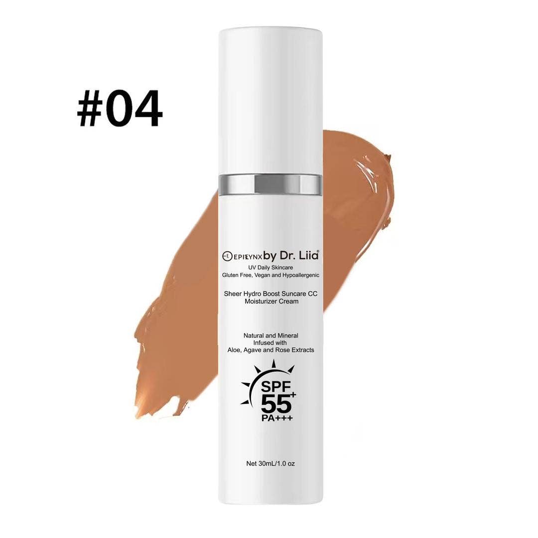 EpiLynx - Wholesale Tinted Moisturizer - Gluten-Free Vegan Tinted CC Moisturizer for Dry Skin with SPF 5518