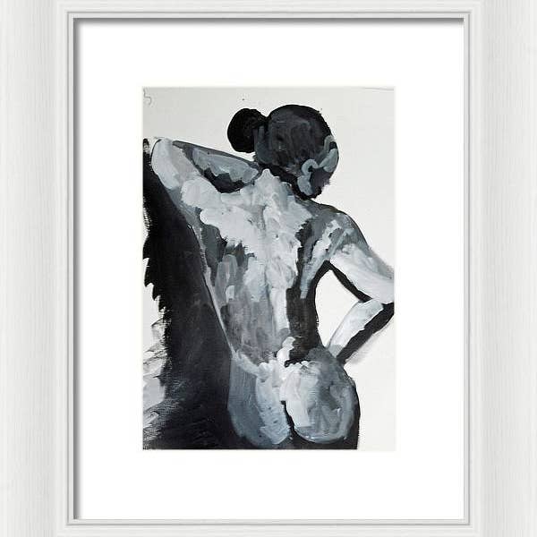 Black White Nude - Framed Print for wholesale by Lauren Luna Ltd Co.
