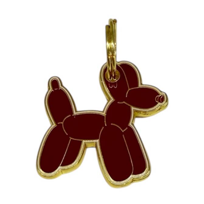 ID-bricka ballonghund bordeaux för wholesale av Marley and Me