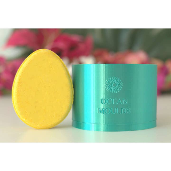 Ocean Moulds – wholesale Bath bomb/fizz – FLAT EGG Shampoo Bar / Bath Bomb Mould - 3D Printed Mold