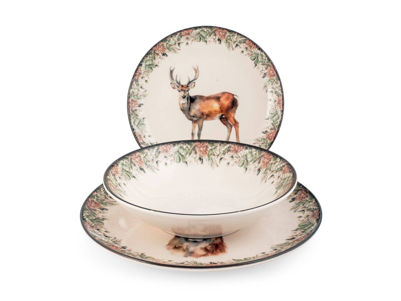 H&H - Wholesale Dinnerware Set - Montana Christmas Table Service1