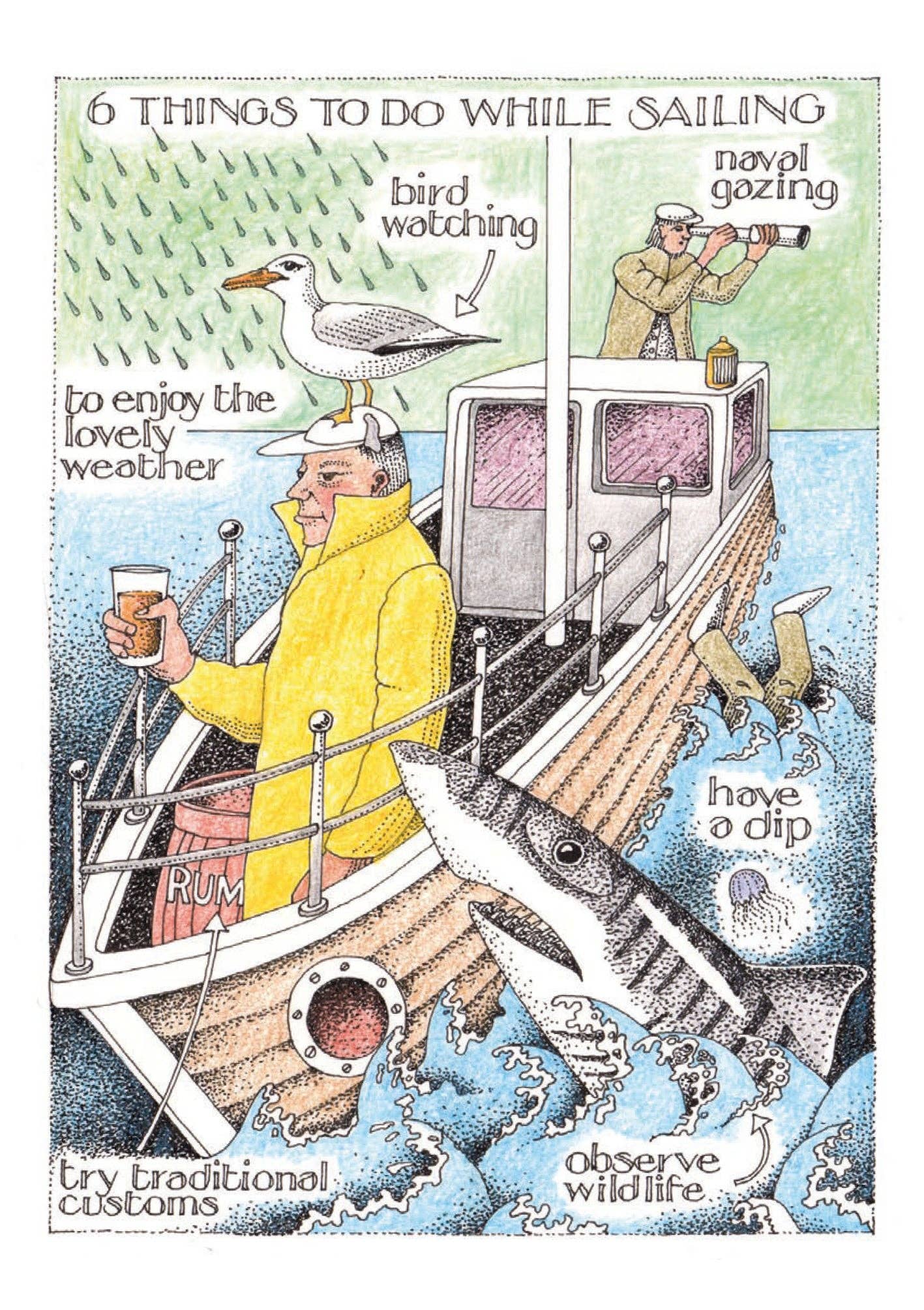 Cath Tate Cards - Wholesale Everyday Greeting Card - SAILING1