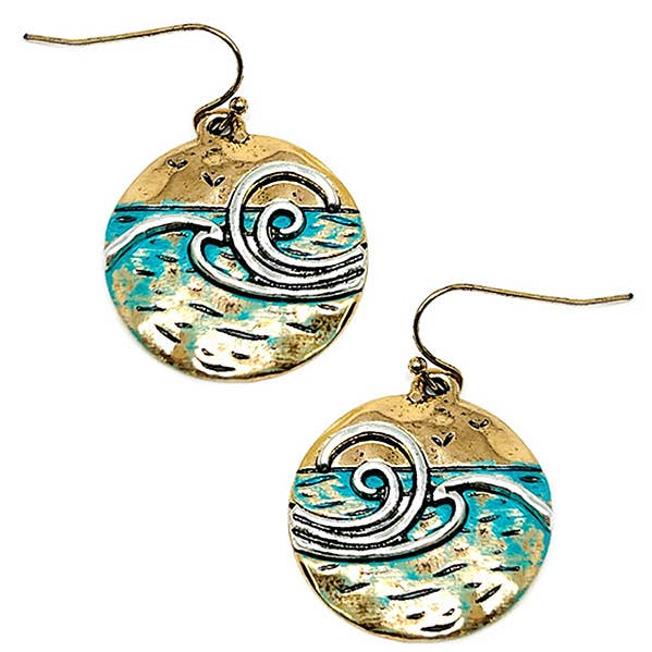 Jewelry Max - Wholesale Dangle Earrings - ( Y314 ) OCEAN WAVE EARRING0