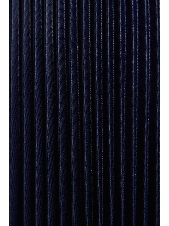 Navy Blue PLEATED SKIRT - MAXI LENGTH, HIGH WAIST for wholesale on Faire8