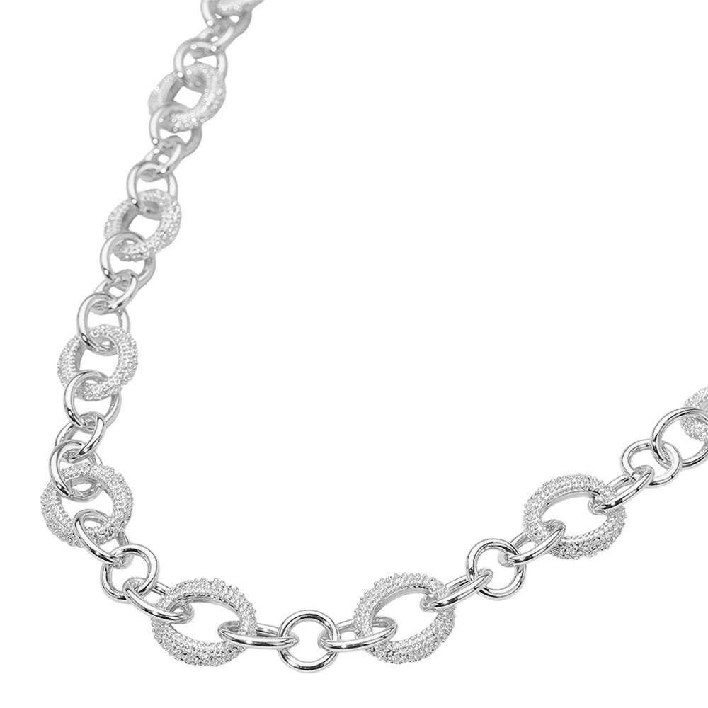 Sensibling Corp. - Wholesale Link & Chain Necklace - Chunky Textured Link Chain Necklace4