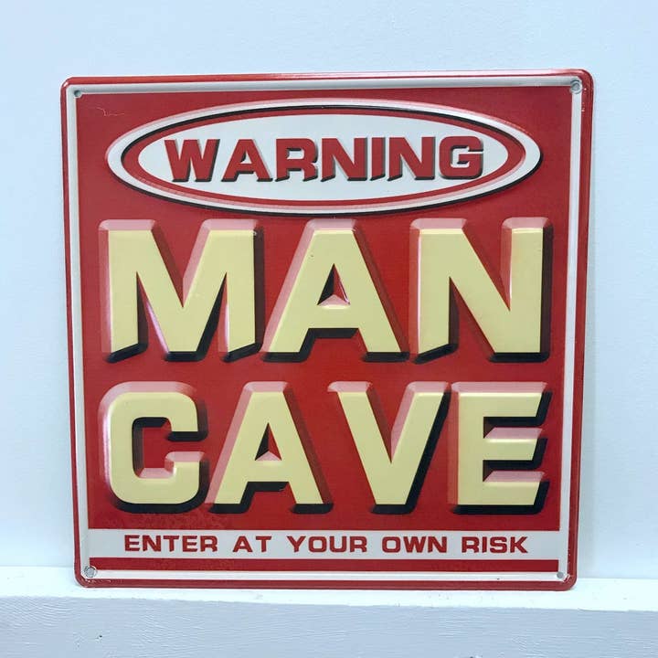 Panneau en métal vintage Man Cave pour la vente par inVintage
