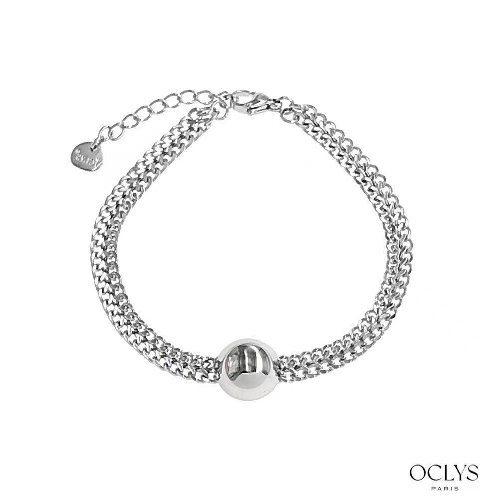 Oclys - Wholesale Charm/Dangle Bracelet - Stainless steel half ball Filly bracelet3