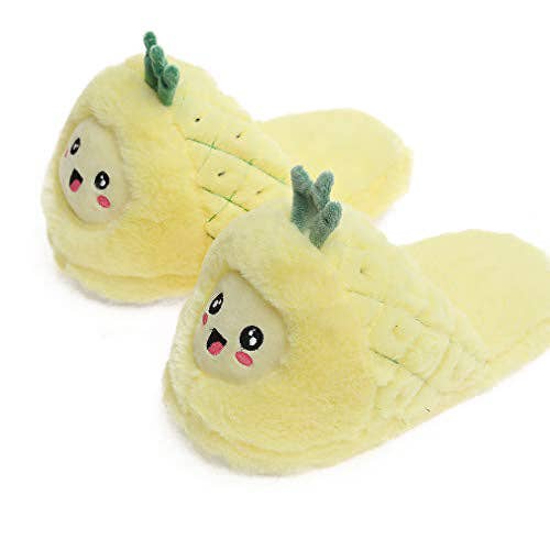 Millffy - Wholesale Slippers - Women's - Millffy Plush Pitaya Slippers Avocado Slipper fruit Pineapple funny Slippers4