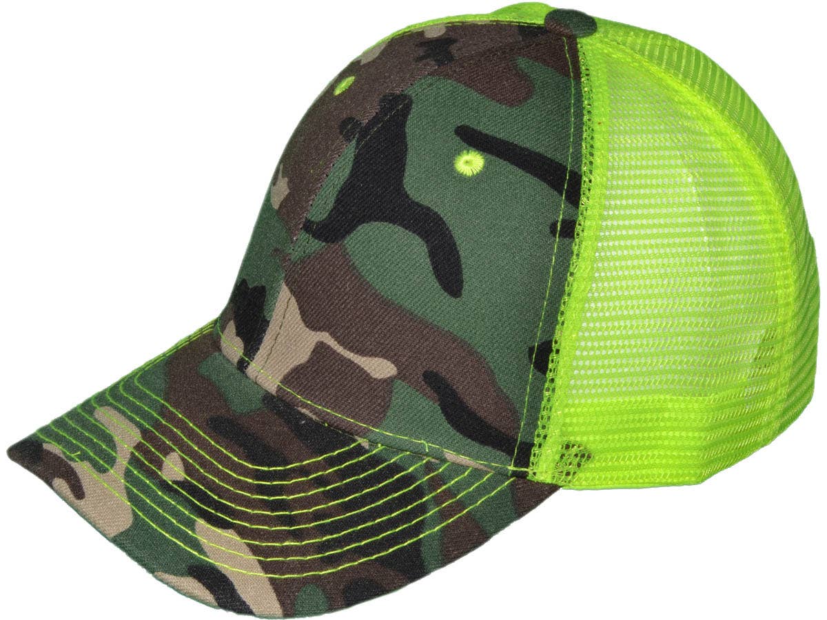 Buck Wholesale - Venta al por mayor Gorra trucker - Unisex - Gorras de camionero en blanco - Gorras BK de malla estructurada54